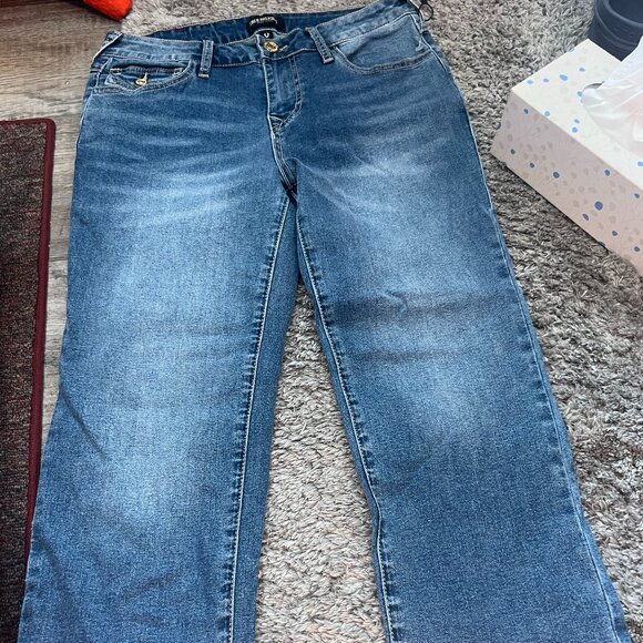 NWT True Religion Billie Flap Straight Capri size 28 - Picture 4 of 14